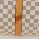 LOUIS VUITTON Damier Azur Keepall 50 Boston Bag N41430 LV Auth 136686V-3