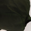 PRADA Backpack Nylon Green Silver Auth 136692-18