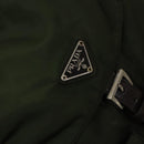 PRADA Backpack Nylon Green Silver Auth 136692-20