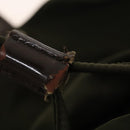 PRADA Backpack Nylon Green Silver Auth 136692-10