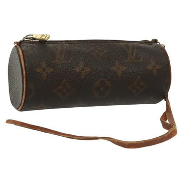 LOUIS VUITTON Monogram Papillon Pouch LV Auth 136696
