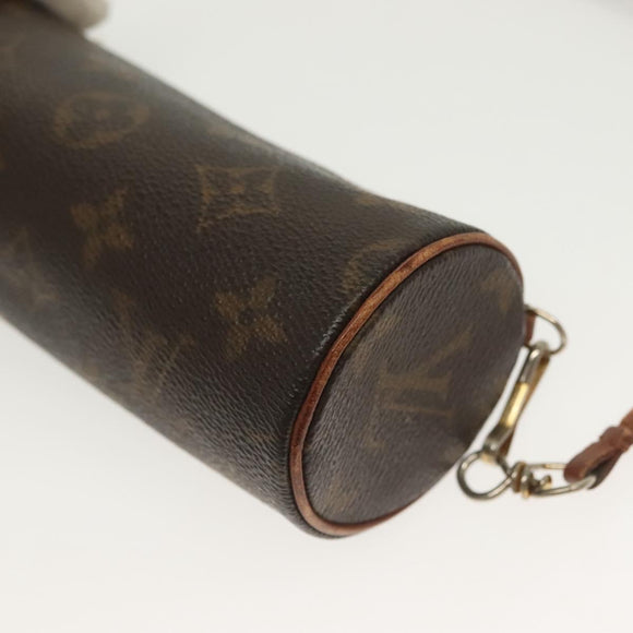 LOUIS VUITTON Monogram Papillon Pouch LV Auth 136696