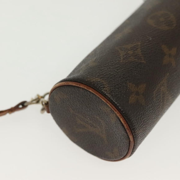 LOUIS VUITTON Monogram Papillon Pouch LV Auth 136696