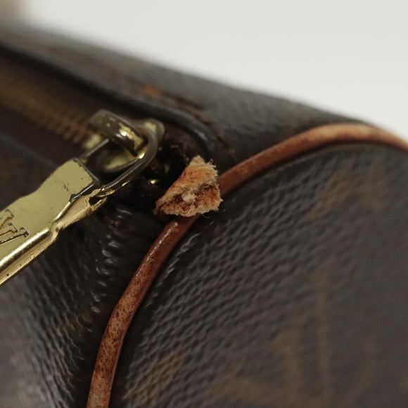 LOUIS VUITTON Monogram Papillon Pouch LV Auth 136696