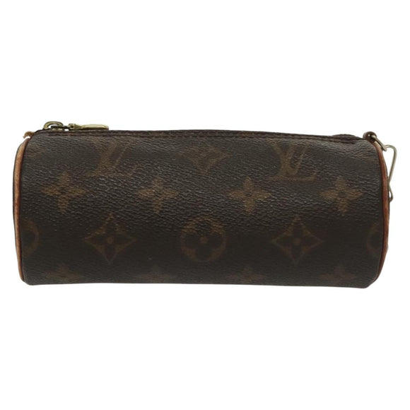 LOUIS VUITTON Monogram Papillon Pouch LV Auth 136696