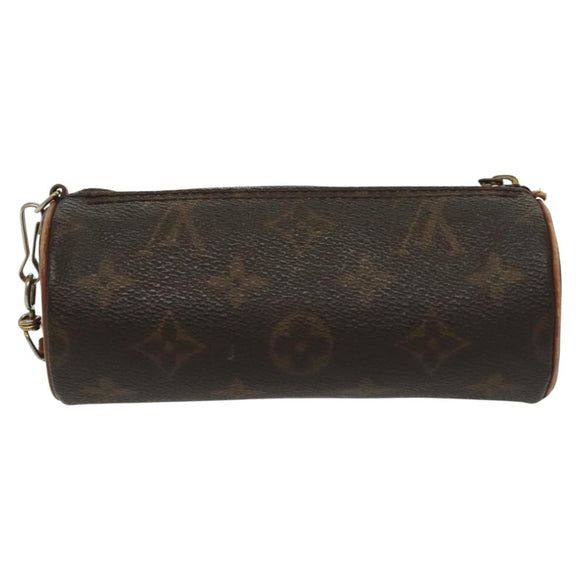 LOUIS VUITTON Monogram Papillon Pouch LV Auth 136696