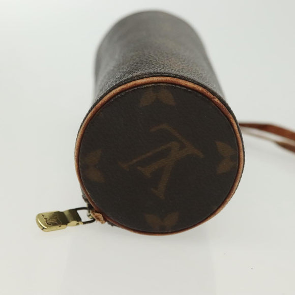 LOUIS VUITTON Monogram Papillon Pouch LV Auth 136696
