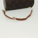 LOUIS VUITTON Monogram Papillon Pouch LV Auth 136696-7