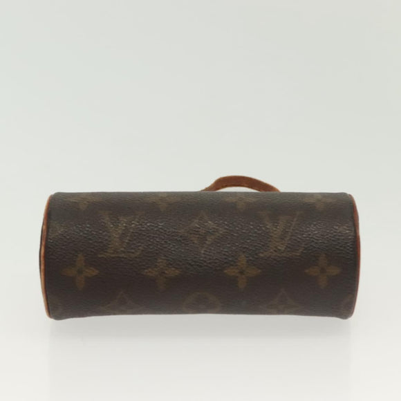 LOUIS VUITTON Monogram Papillon Pouch LV Auth 136696