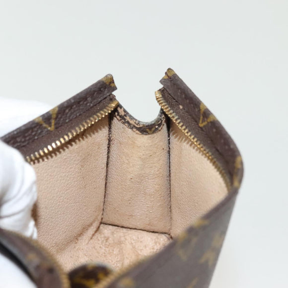 LOUIS VUITTON Monogram Poche Toilette 15 Pouch M47546 LV Auth 136698