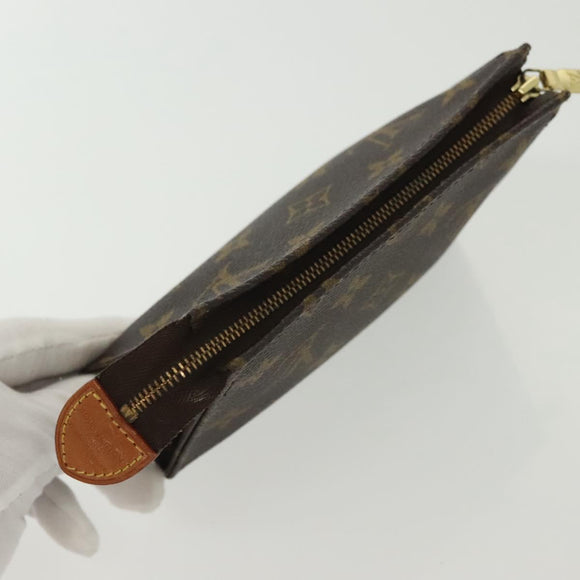 LOUIS VUITTON Monogram Poche Toilette 15 Pouch M47546 LV Auth 136698