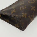 LOUIS VUITTON Monogram Poche Toilette 15 Pouch M47546 LV Auth 136698-7