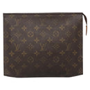 LOUIS VUITTON Monogram Poche Toilette 26 Pouch M47542 LV Auth 136700-13