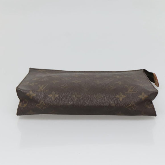 LOUIS VUITTON Monogram Poche Toilette 26 Pouch M47542 LV Auth 136700