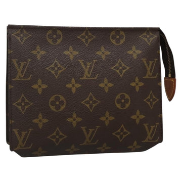 LOUIS VUITTON Monogram Poche Toilette 19 Pouch M47544 LV Auth 136701