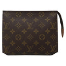 LOUIS VUITTON Monogram Poche Toilette 19 Pouch M47544 LV Auth 136701-13