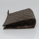 LOUIS VUITTON Monogram Poche Toilette 19 Pouch M47544 LV Auth 136701-4