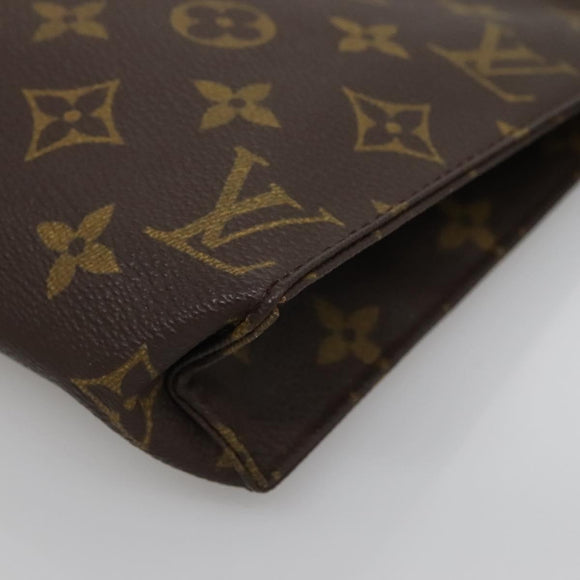 LOUIS VUITTON Monogram Poche Toilette 19 Pouch M47544 LV Auth 136701