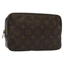 LOUIS VUITTON Monogram Trousse Toilette 23 Clutch Bag M47524 LV Auth 136702-1