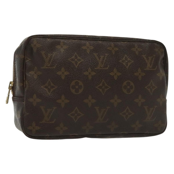 LOUIS VUITTON Monogram Trousse Toilette 23 Clutch Bag M47524 LV Auth 136702