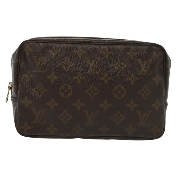 LOUIS VUITTON Monogram Trousse Toilette 23 Clutch Bag M47524 LV Auth 136702