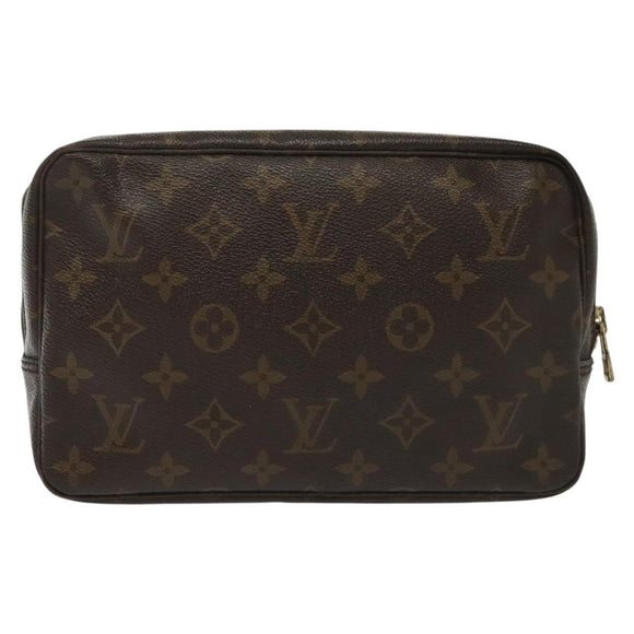 LOUIS VUITTON Monogram Trousse Toilette 23 Clutch Bag M47524 LV Auth 136702