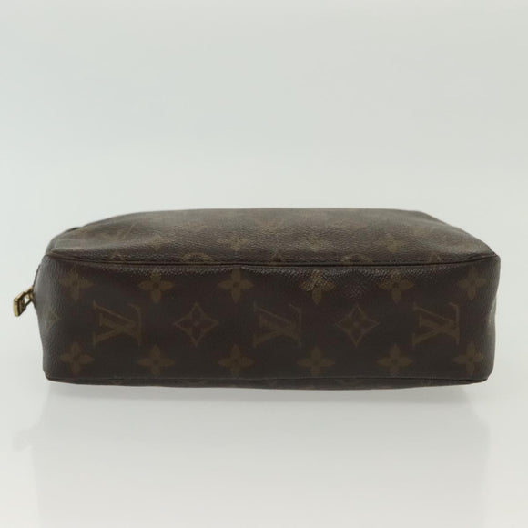 LOUIS VUITTON Monogram Trousse Toilette 23 Clutch Bag M47524 LV Auth 136702