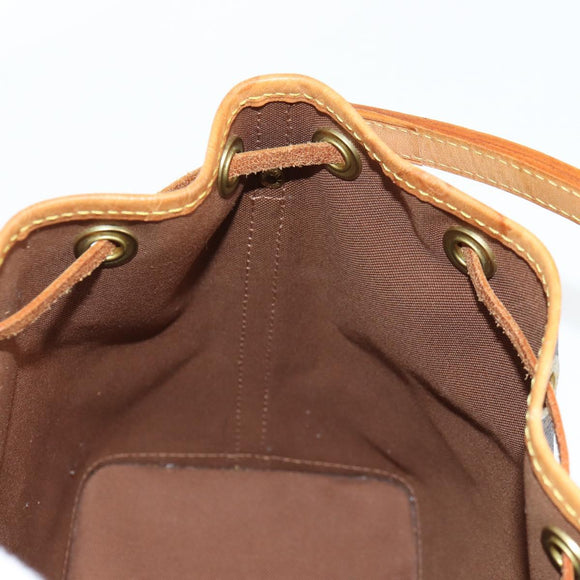 LOUIS VUITTON Monogram Mini Noe Hand Bag M42227 LV Auth 136706V