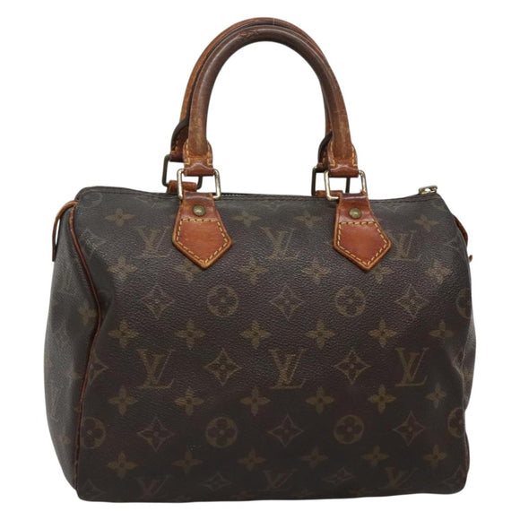 LOUIS VUITTON Monogram Speedy 25 Hand Bag M41528 LV Auth 136707