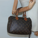 LOUIS VUITTON Monogram Speedy 25 Hand Bag M41528 LV Auth 136707-22