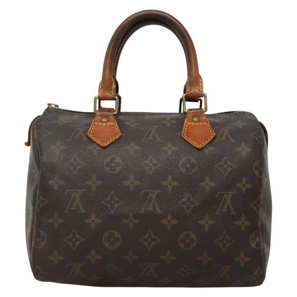 LOUIS VUITTON Monogram Speedy 25 Hand Bag M41528 LV Auth 136707