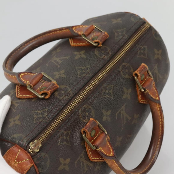 LOUIS VUITTON Monogram Speedy 25 Hand Bag M41528 LV Auth 136707