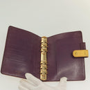 LOUIS VUITTON Epi Agenda MM Day Planner Cover Yellow R20049 LV Auth 136711-9