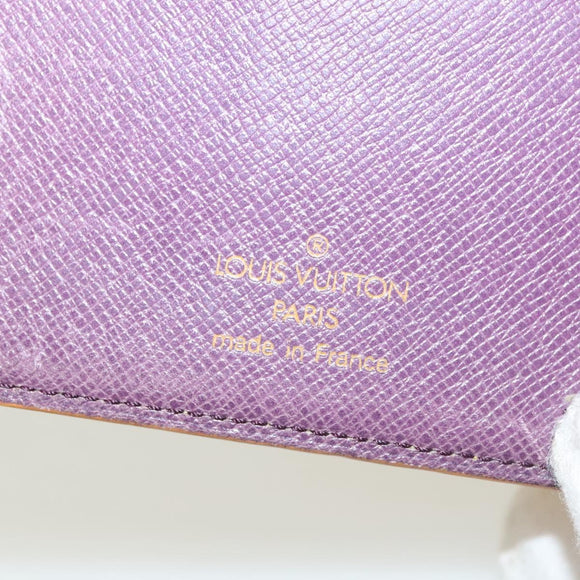 LOUIS VUITTON Epi Agenda MM Day Planner Cover Yellow R20049 LV Auth 136711