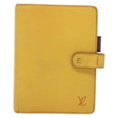 LOUIS VUITTON Epi Agenda MM Day Planner Cover Yellow R20049 LV Auth 136711-13
