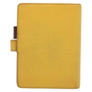 LOUIS VUITTON Epi Agenda MM Day Planner Cover Yellow R20049 LV Auth 136711-2