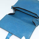 LOUIS VUITTON Epi Cartouchiere MM Shoulder Bag Blue M52245 LV Auth 136712-17