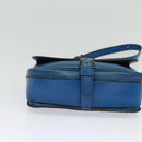 LOUIS VUITTON Epi Cartouchiere MM Shoulder Bag Blue M52245 LV Auth 136712-5