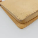 LOUIS VUITTON Monogram Vernis Lexington Pouch Beige M91010 LV Auth 136715-15