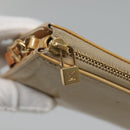 LOUIS VUITTON Monogram Vernis Lexington Pouch Beige M91010 LV Auth 136715-10