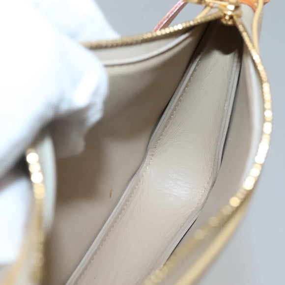 LOUIS VUITTON Monogram Vernis Lexington Pouch Beige M91010 LV Auth 136715