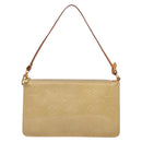 LOUIS VUITTON Monogram Vernis Lexington Pouch Beige M91010 LV Auth 136715-2