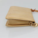 LOUIS VUITTON Monogram Vernis Lexington Pouch Beige M91010 LV Auth 136715-4
