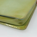 LOUIS VUITTON Monogram Vernis Lexington Pouch Baby Blue M91011 LV Auth 136716-16