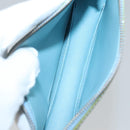 LOUIS VUITTON Monogram Vernis Lexington Pouch Baby Blue M91011 LV Auth 136716-11