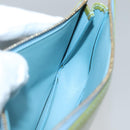 LOUIS VUITTON Monogram Vernis Lexington Pouch Baby Blue M91011 LV Auth 136716-21