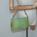 LOUIS VUITTON Monogram Vernis Lexington Pouch Baby Blue M91011 LV Auth 136716-23