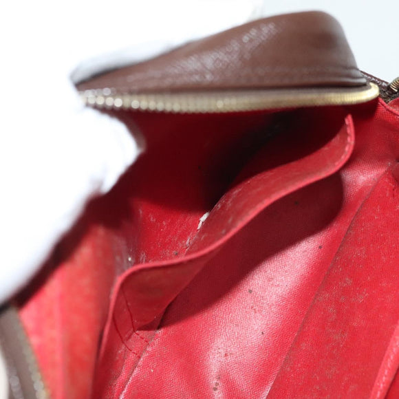 LOUIS VUITTON Damier Ebene Trousse Toilette Clutch Bag N47623 LV Auth 136718