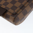 LOUIS VUITTON Damier Ebene Geronimos Shoulder Bag N51994 LV Auth 136720-16