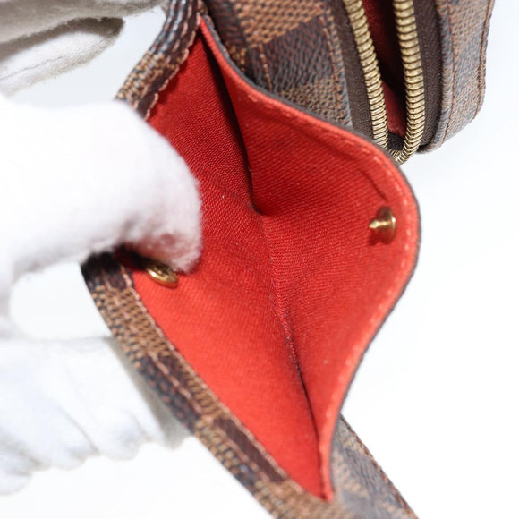 LOUIS VUITTON Damier Ebene Geronimos Shoulder Bag N51994 LV Auth 136720